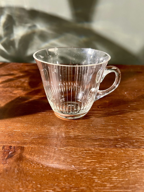 Image 1 of Mid - Century bowl set made of crystal glass