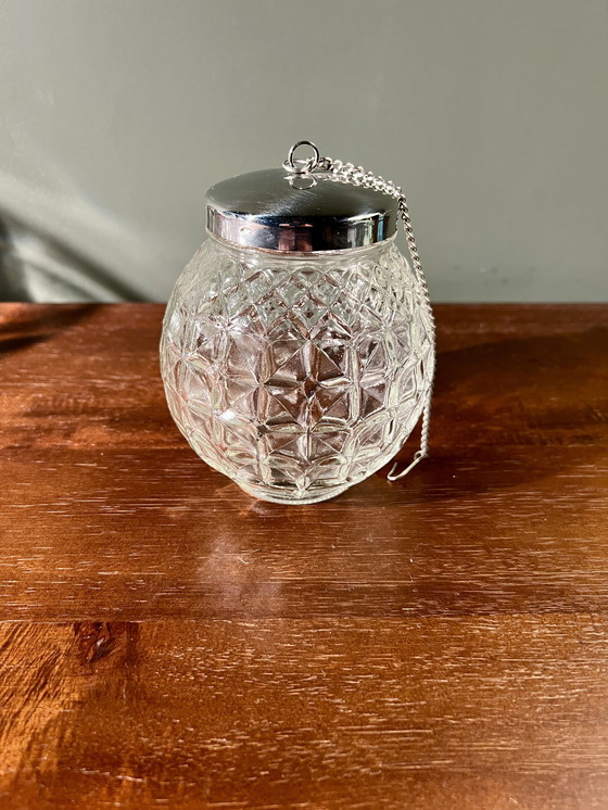 Image 1 of Mid - Century bowl set made of crystal glass