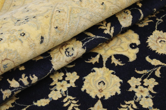 Image 1 of Tappeto persiano originale annodato a mano Nain 9 La Fine con seta 317 x 208 cm Ottime condizioni