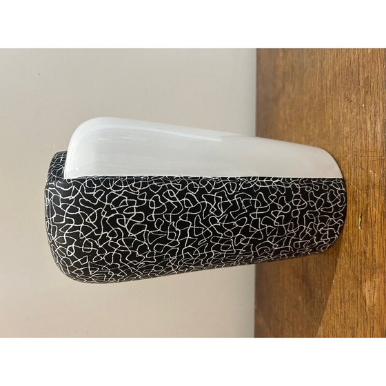 Image 1 of Vintage ceramic memphis vase, 1980