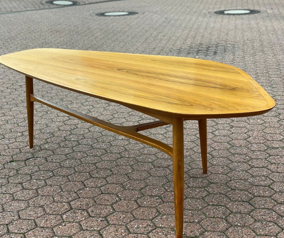 Image 1 of Svante Skog 50s walnut coffee table