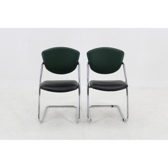 Image 1 of Pair of vintage Italian armchairs, 1980s