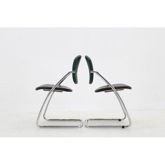 Image 1 of Pair of vintage Italian armchairs, 1980s