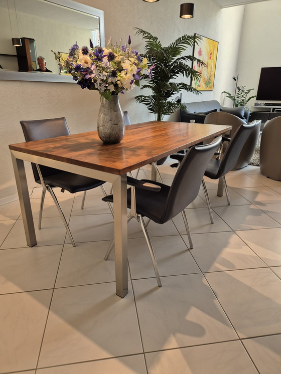 Image 1 of Metaform dining table walnut