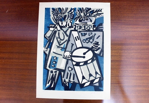 Print, woodcut by Hans Weidmann