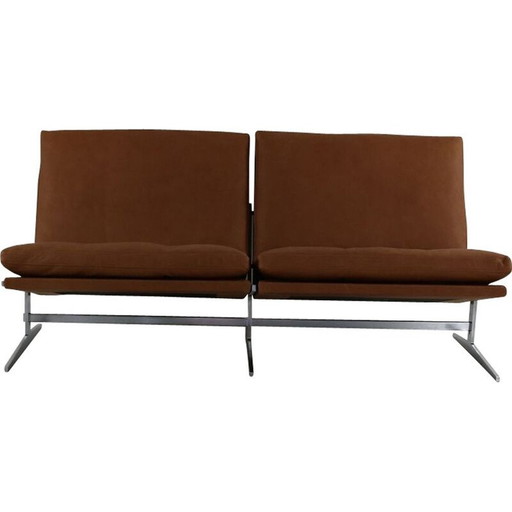 Vintage danish Bo-B62 sofa with two seats by Preben Fabricius & Jørgen Kastholm, 1963
