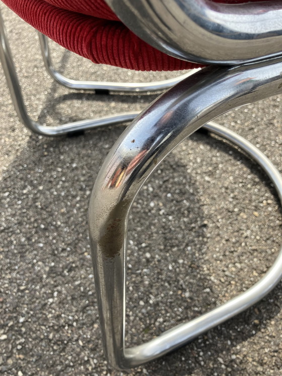 Image 1 of 2x Giotto Stoppino Tube Frame Chairs