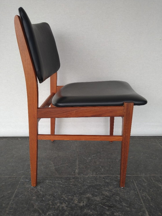 Image 1 of Scandinavian dining room chairs Teak