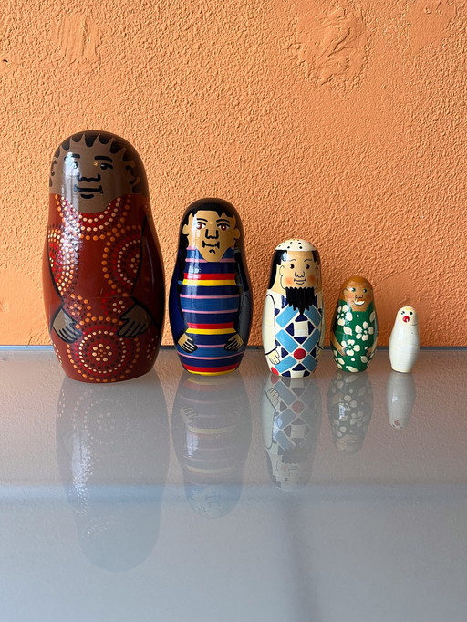 Vintage Ikea Ps Matryoshka Jutanas 1999 Set