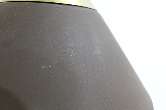 Image 1 of Vintage metal pendant lamp - Honsel Leuchten, 1970s, '70s brown, gold