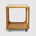 Vintage design wooden side table - Wilhelm Renz, 1960s
