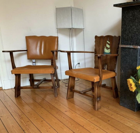 Image 1 of 2 Vintage Artifort chairs