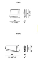 Foscarini Flap 1 And Flap 2 ( 2 Pieces Each)