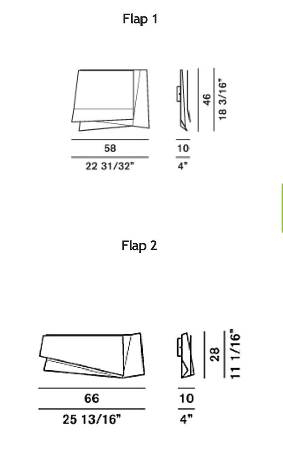 Image 1 of Foscarini Flap 1 And Flap 2 ( 2 Pieces Each)