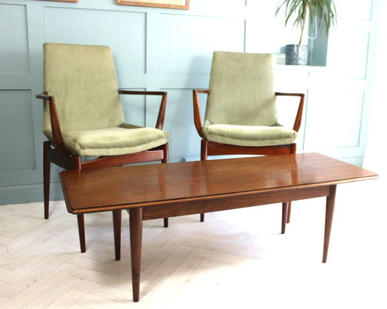 Image 1 of Archie Shine Rosewood Dining Suite