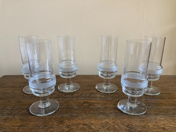 Image 1 of 6X Royal Leerdam Aruba Port Glass