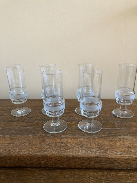 Image 1 of 6X Royal Leerdam Aruba Port Glass