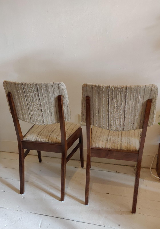 Image 1 of Set Of 2 Vintage, Teak Chairs