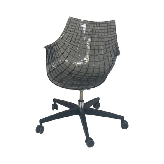 Image 1 of Christophe Pillet - Driade - Meridiana - Hard Plastic design chair - Desk chair - adjustable height - Black base - One in stock!