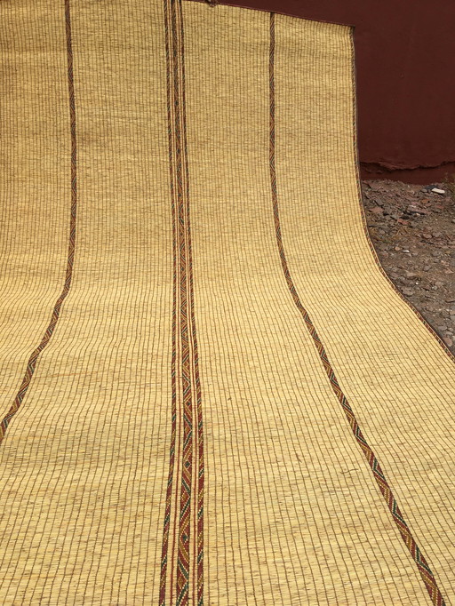 Mauritanian mat Touareg carpet 5.10X 2.63 M