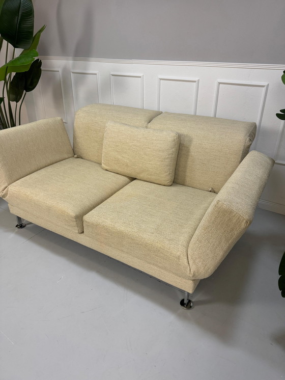 Image 1 of Brühl Moule Fabric Sofa Couch Relax function Beige