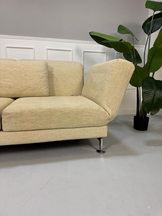 Image 1 of Brühl Moule Fabric Sofa Couch Relax function Beige