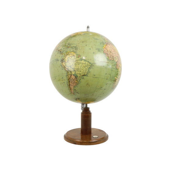 Image 1 of Globe terrestre vintage avec boussole
