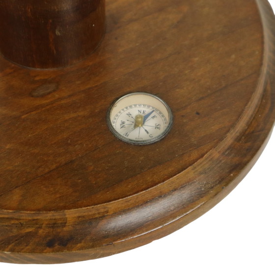 Image 1 of Globe terrestre vintage avec boussole