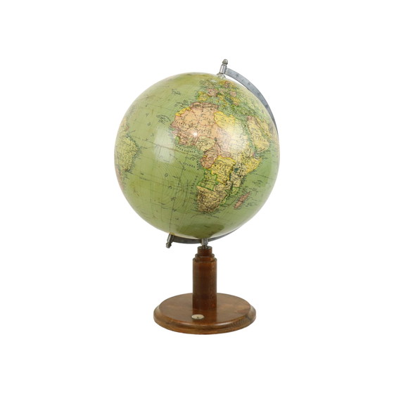 Image 1 of Globe terrestre vintage avec boussole
