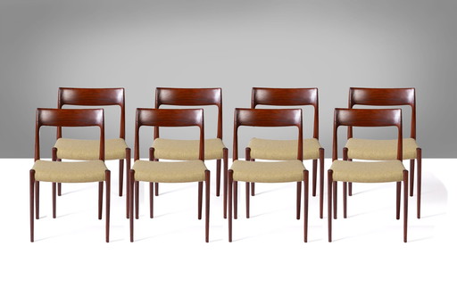 Niels Moller Rosewood 77 Chairs