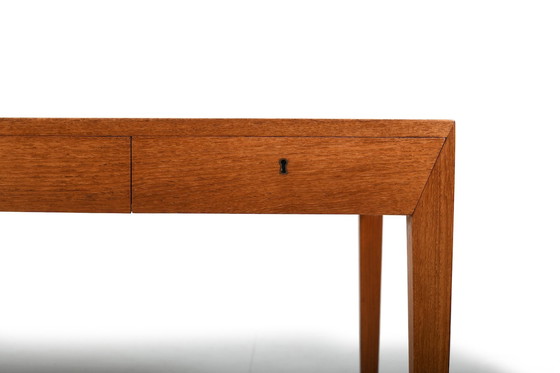 Image 1 of Teak Desk by Severin Hansen for Haslev Møbler 1950s