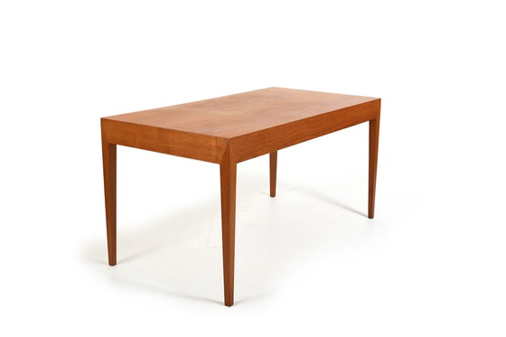 Image 1 of Teak Desk by Severin Hansen for Haslev Møbler 1950s