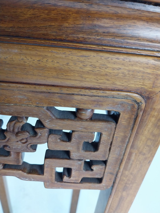 Image 1 of 1 x chinese plant table 1980s 91cm high