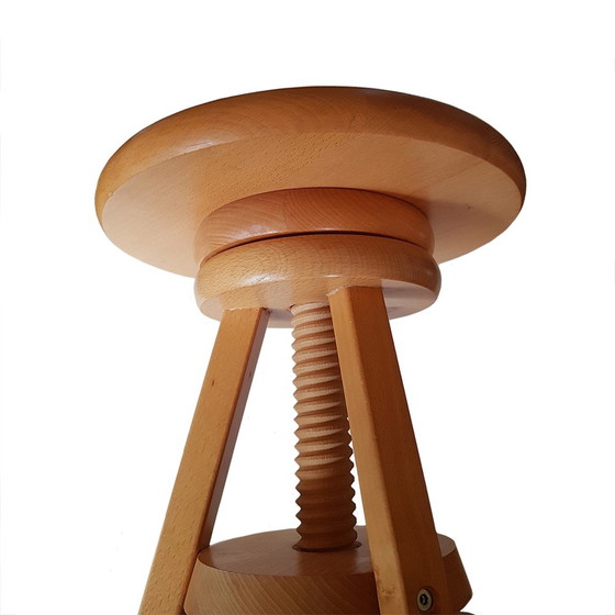 Image 1 of Adjustable Wooden Piano Stool