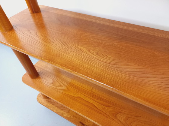 Image 1 of 80s Elm Bookcase and Shelf