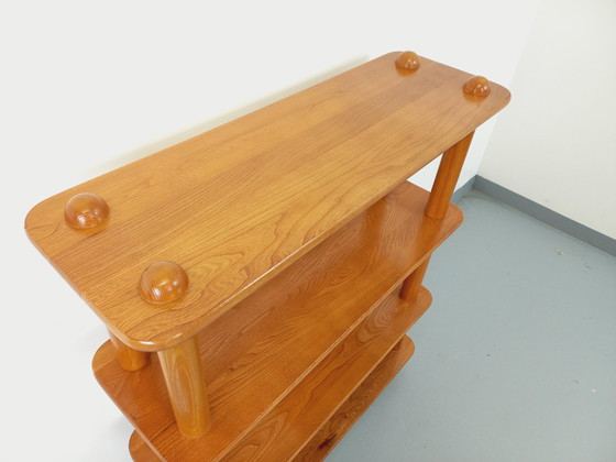 Image 1 of 80s Elm Bookcase and Shelf