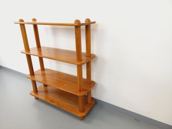 Image 1 of 80s Elm Bookcase and Shelf