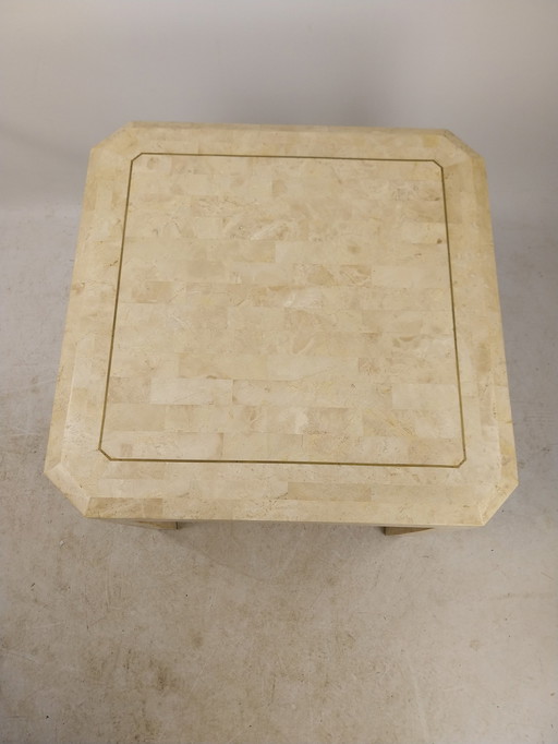 1 X Maitland Smith Coffee Table 1980'S 66 X 66Cm