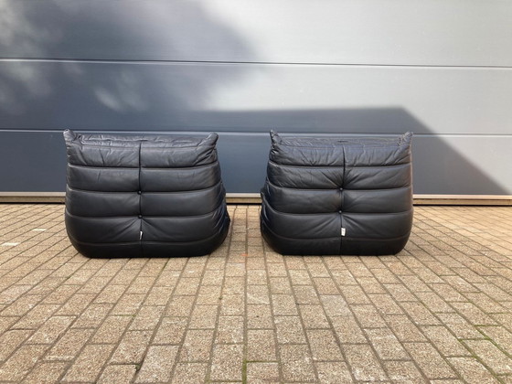 Image 1 of Authentic Ligne Roset Togo Set Original Leather In Top Condition!