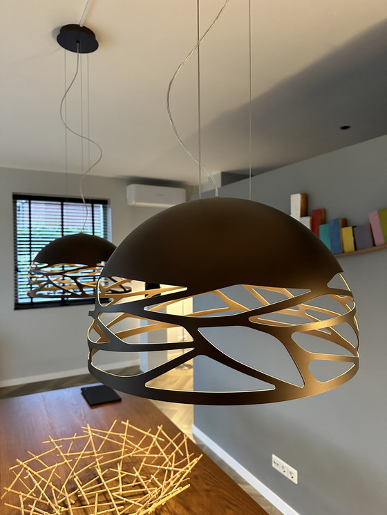 Image 1 of 2 lampes suspendues Studio Italia Kelly bronze