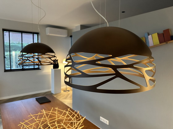 Image 1 of 2 lampes suspendues Studio Italia Kelly bronze