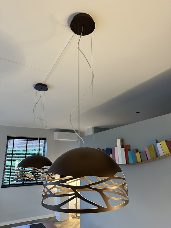 Image 1 of 2 lampes suspendues Studio Italia Kelly bronze