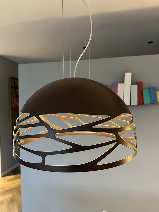 Image 1 of 2x Studio Italia Kelly bronze pendant lights