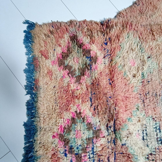 Image 1 of Tappeto berbero in lana vintage fatto a mano, 318x118 cm