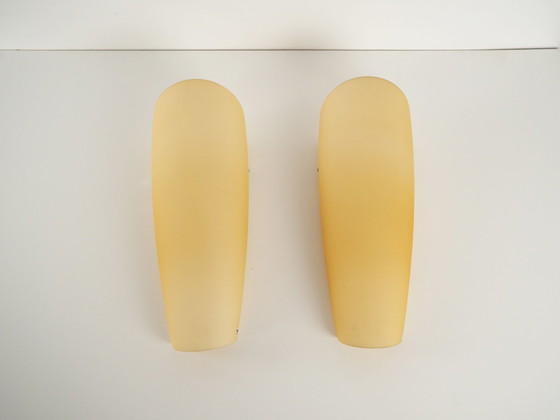 Image 1 of Set Of Two Wall Lamps, Murano Glass, Italian Design, 1980S, Manufacture: Victoria