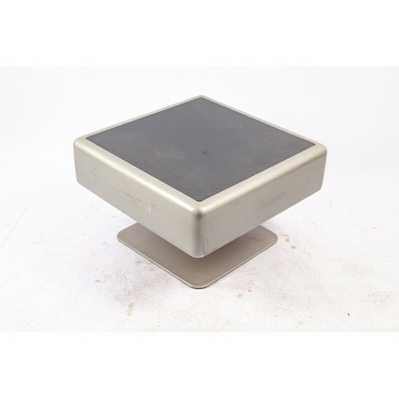 Image 1 of Vintage wood and plastic coffee table by Herbert Hirche for Mauser Werke Waldeck, 1970