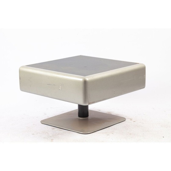 Image 1 of Vintage wood and plastic coffee table by Herbert Hirche for Mauser Werke Waldeck, 1970