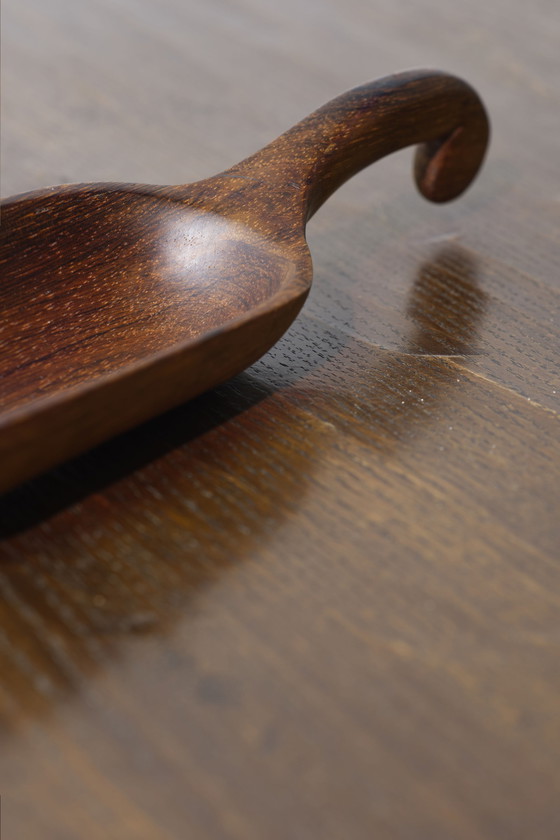 Image 1 of Mid century Rosewood scoop, Denmark 1960s