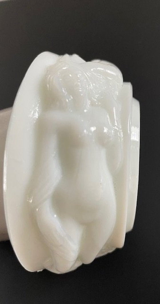 Image 1 of Curt Schlevogt - Art Deco 'Ingrid' Jewelry Box With A Relief Decor Of Female Nude