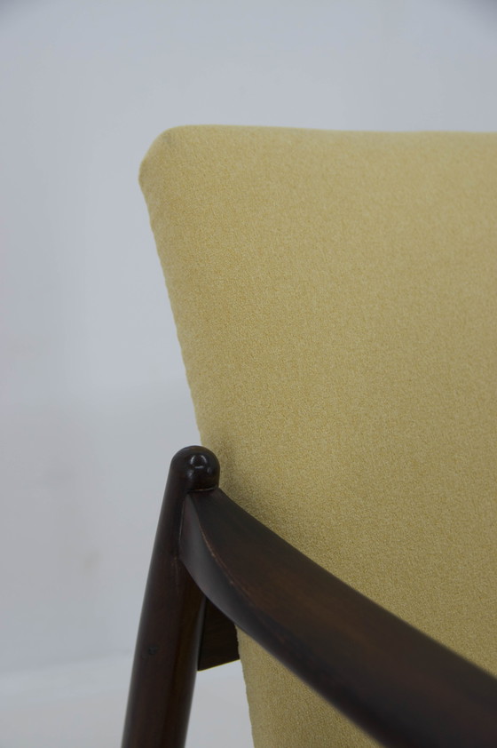 Image 1 of 1960s Edmund Homa Model GFM 64 Beech Armchair, Restored